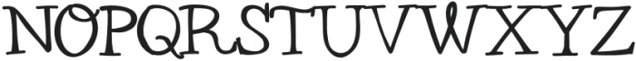 Bettina Serif Regular otf (400) Font UPPERCASE