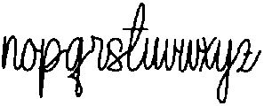 Bettina otf (400) Font LOWERCASE