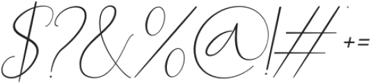 Bettrish Italic otf (400) Font OTHER CHARS