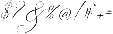 Bettrisia Script Alt Regular otf (400) Font OTHER CHARS
