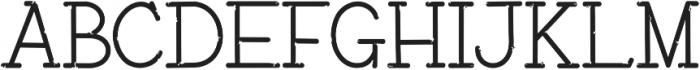 Beukah Type Serif Regular otf (400) Font UPPERCASE
