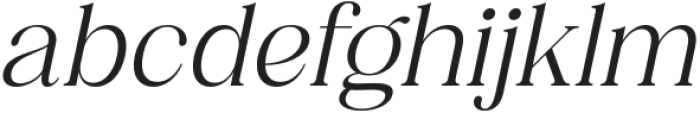 Bevenida-Italic otf (400) Font LOWERCASE