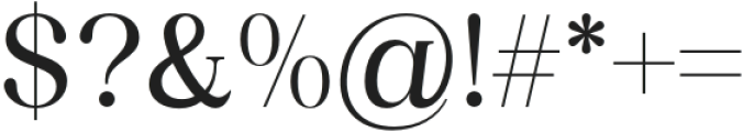 Bevenida Medium otf (500) Font OTHER CHARS