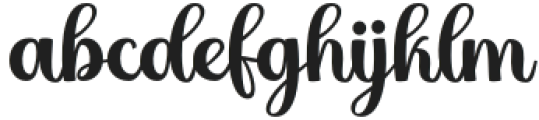 Beverley Regular otf (400) Font LOWERCASE