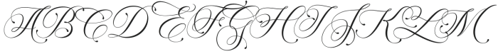 Beverly Hills Typeface Italic otf (400) Font UPPERCASE
