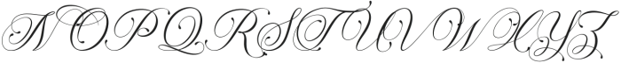 Beverly Hills Typeface Regular otf (400) Font UPPERCASE