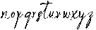 Beverly Sage otf (400) Font LOWERCASE