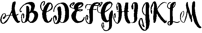Beverly otf (400) Font UPPERCASE