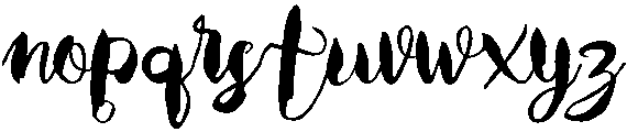 Beverly otf (400) Font LOWERCASE