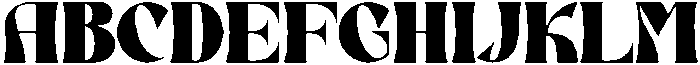 Bevinia Regular otf (400) Font UPPERCASE
