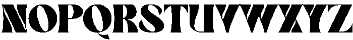 Bevinia Regular otf (400) Font UPPERCASE