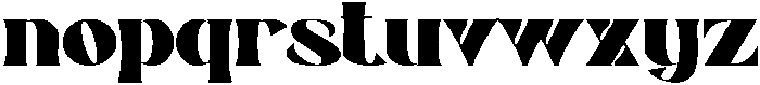 Bevinia Regular otf (400) Font LOWERCASE