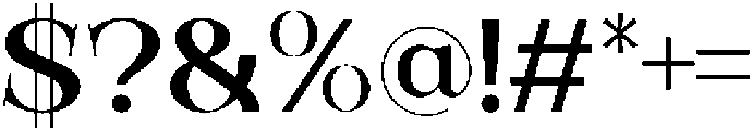Bevola Regular otf (400) Font OTHER CHARS