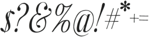 Beyond Comfort Italic otf (400) Font OTHER CHARS