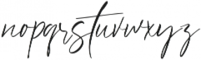 Beyond Signature otf (400) Font LOWERCASE