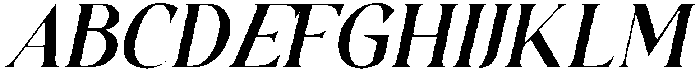 Bezoria Italic otf (400) Font UPPERCASE