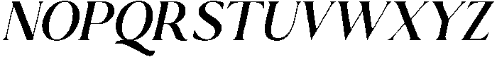 Bezoria Italic otf (400) Font UPPERCASE