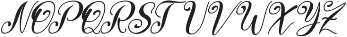 betteryou Italic Italic otf (400) Font UPPERCASE