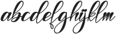 betteryou Italic Italic otf (400) Font LOWERCASE