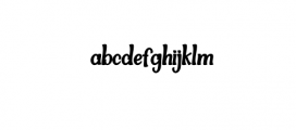 Beatgh Font LOWERCASE