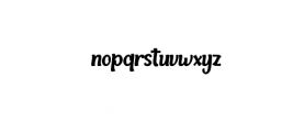 Beatgh Font LOWERCASE