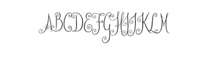 Beautiful Friends.otf Font UPPERCASE