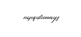 Beautiful Heart.otf Font LOWERCASE