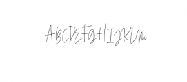 Beauty Signature.ttf Font UPPERCASE