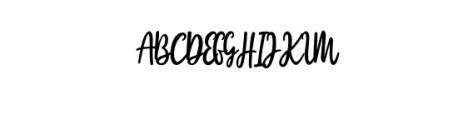 BeautyAmanda.otf Font UPPERCASE