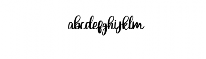 BeautyAmanda.ttf Font LOWERCASE