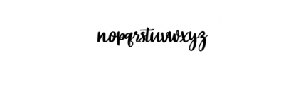 BeautyAmanda.ttf Font LOWERCASE