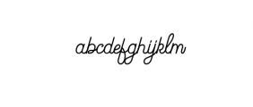 BeautyOne.ttf Font LOWERCASE