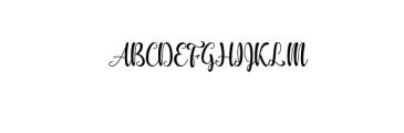 Beautyface Font UPPERCASE