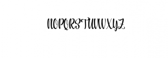 Beautyface Font UPPERCASE