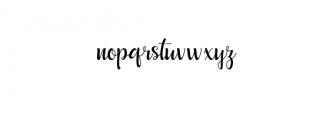 Beautyface Font LOWERCASE
