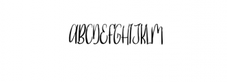 BecauseOfYou-DryBrush.otf Font UPPERCASE