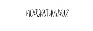 BecauseOfYou-DryBrush.otf Font UPPERCASE