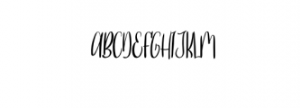 BecauseOfYou.otf Font UPPERCASE