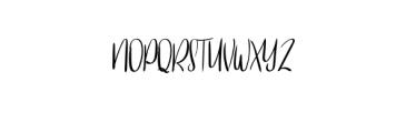 BecauseOfYou.otf Font UPPERCASE