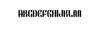 Bedempank.otf Font UPPERCASE