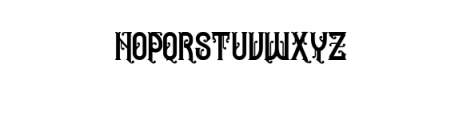 Bedesau Typeface Font UPPERCASE