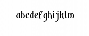 Bekelakar-Regular.otf Font LOWERCASE