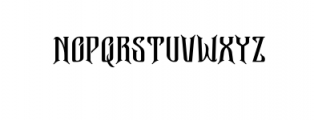 Bekelakar-Regular.ttf Font UPPERCASE