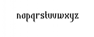Bekelakar-Regular.ttf Font LOWERCASE