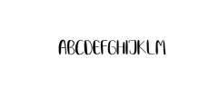 Believe in Yourself Font UPPERCASE