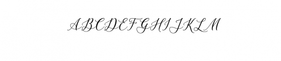 Bellasic.otf Font UPPERCASE