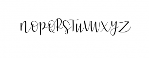 Bellattrix - A Modern Script Font Font UPPERCASE