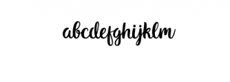 Belles.otf Font LOWERCASE