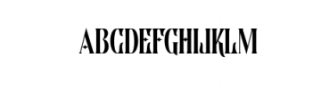 Bellvast.otf Font UPPERCASE