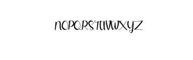 Belova.otf Font UPPERCASE